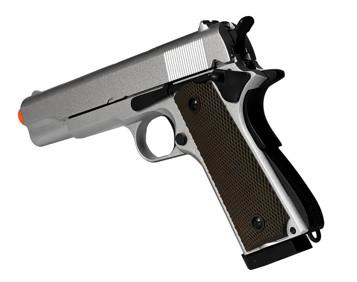 Pistola de Airsoft CO2 Double Bell 1911 6mm - Imagem 4
