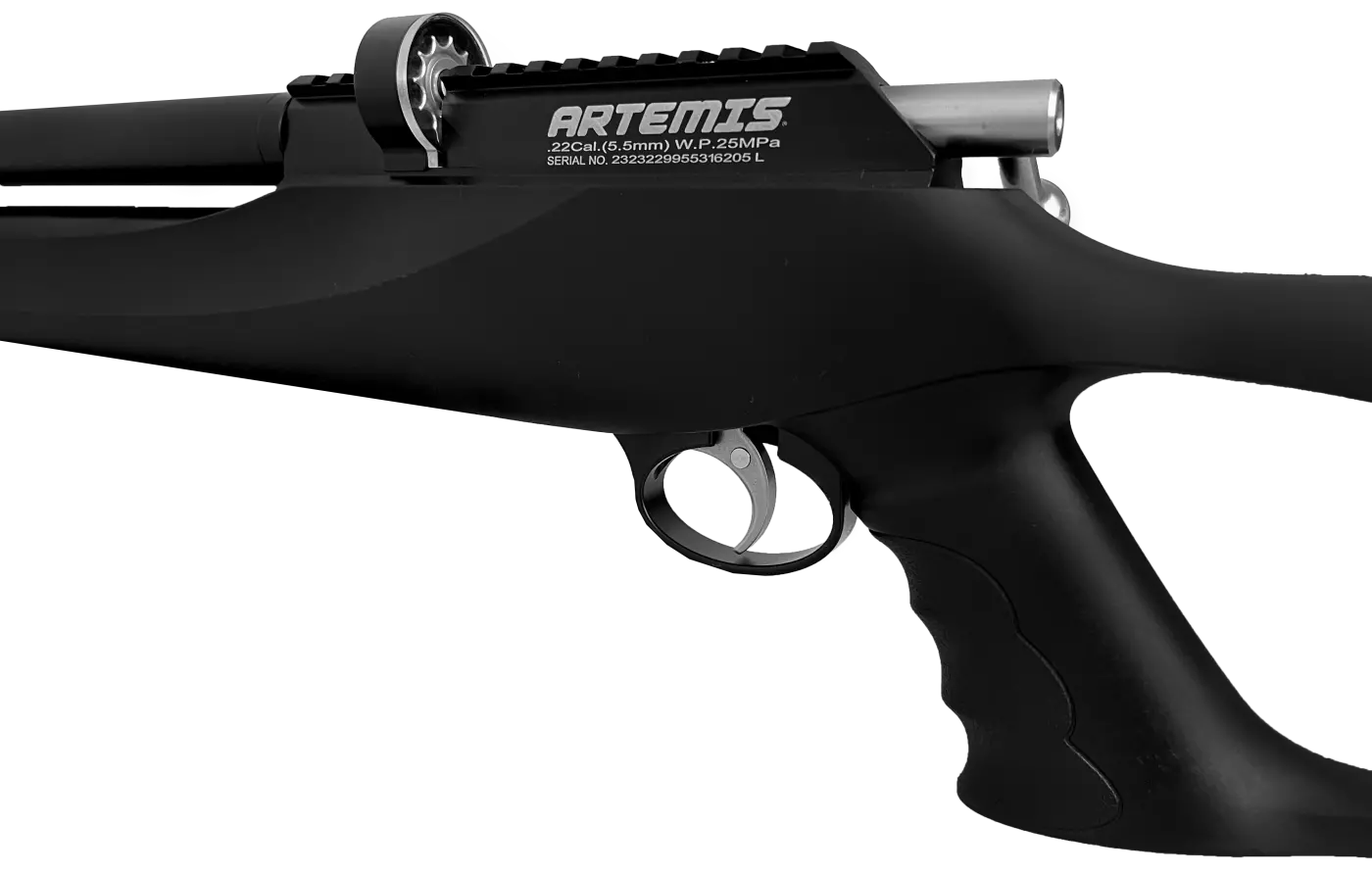Carabina de Pressão PCP Artemis M25 Thunder Black 5.5mm - Imagem 4