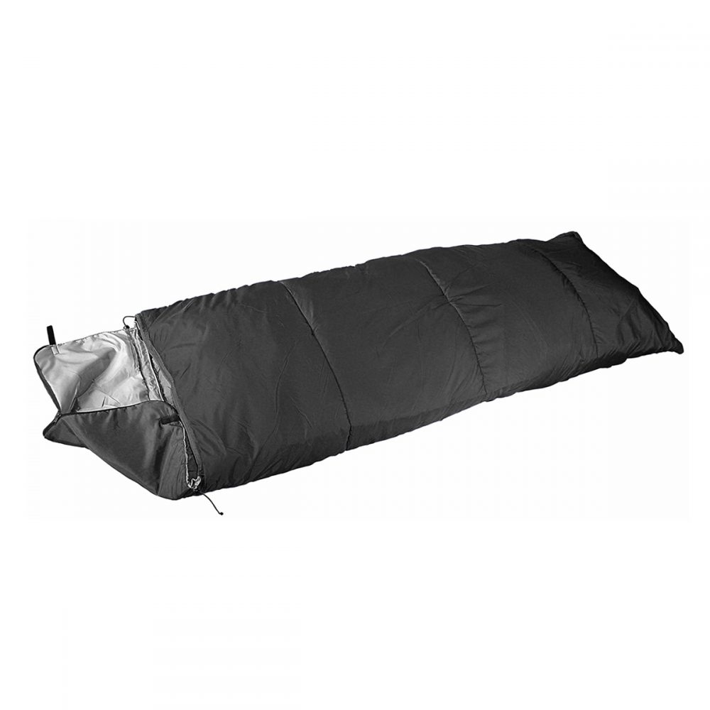 SACO DE DORMIR PLUMA ADULTO - AZUL ROYAL/CINZA - TRILHAS E RUMOS