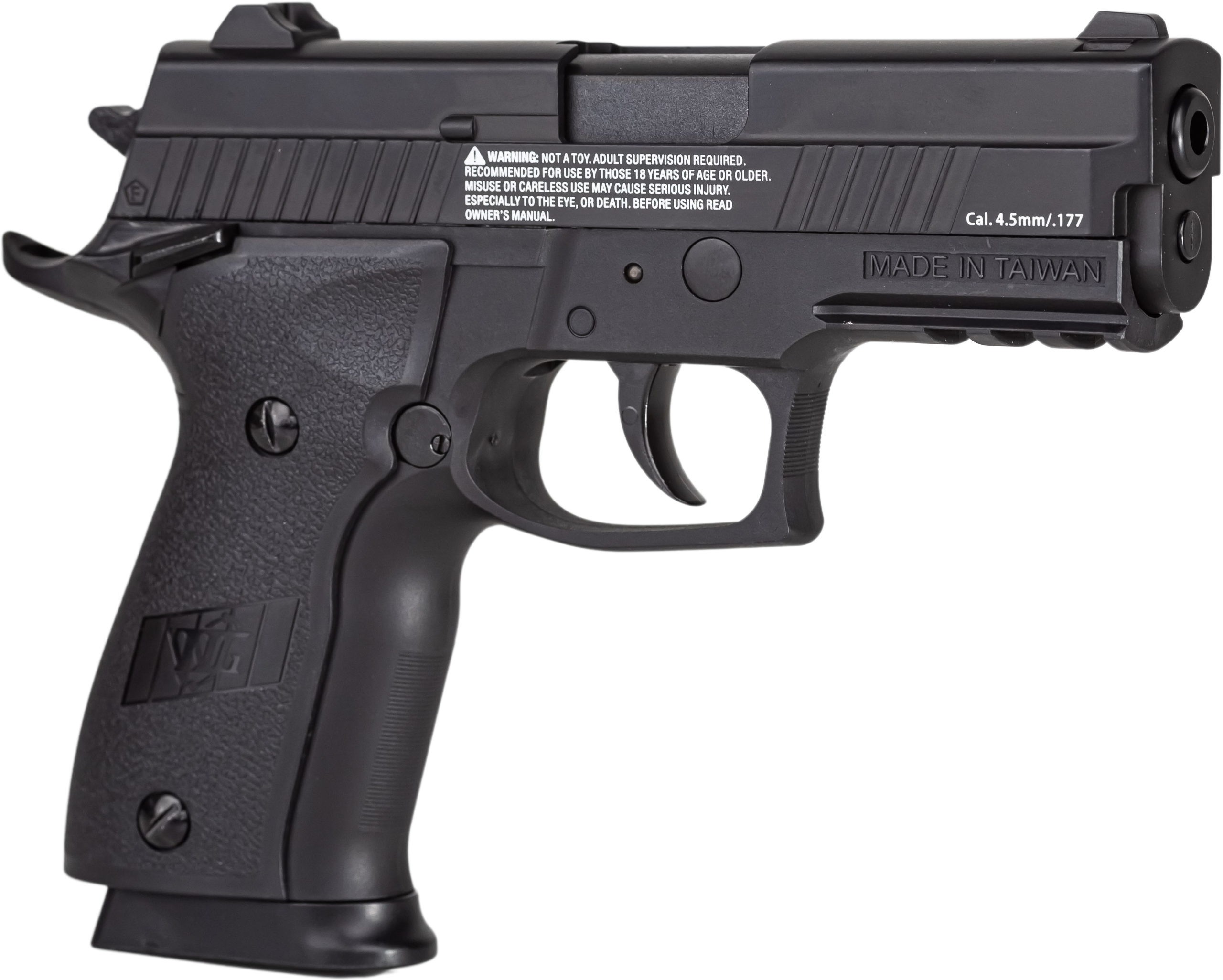 Pistola de Pressão CO2 Delta P226 Blowback 4,5 mm