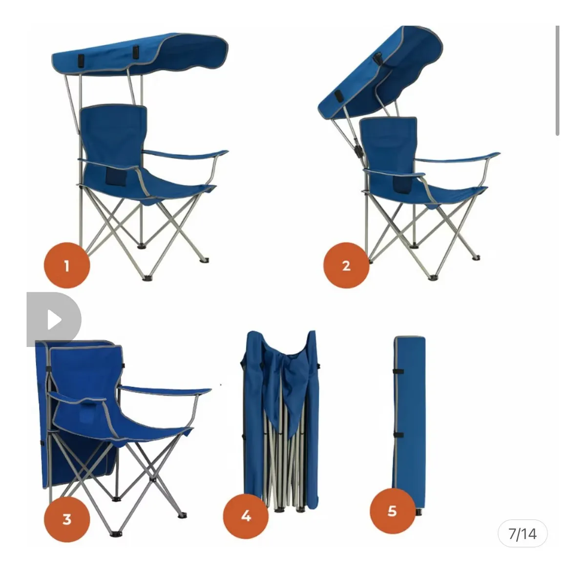 CADEIRA PARA PESCA DOBRAVEL ELITE IMPORS - Imagem 2