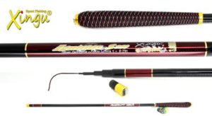 VARA TELESC 4,90M - 10 PARTES CARBON RED - XINGU